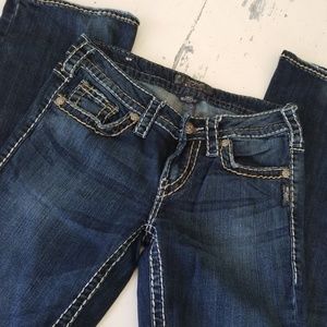 Women's Juniors Silver Jeans Bootcut